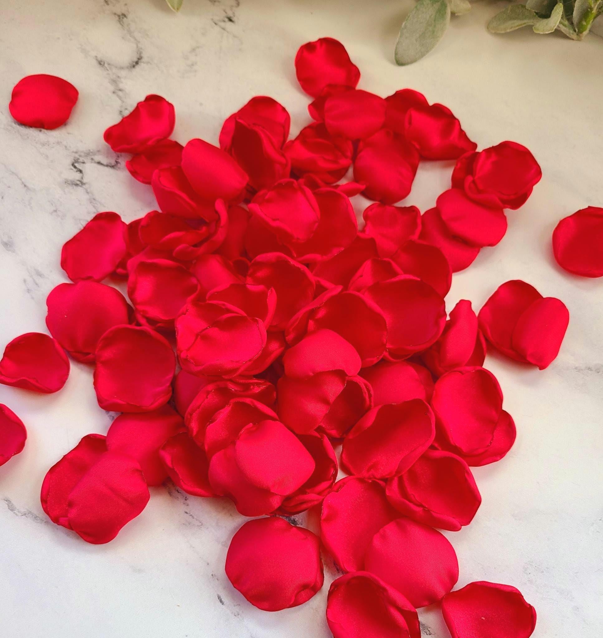 Red Rose Petals for Wedding Aisle Decor
