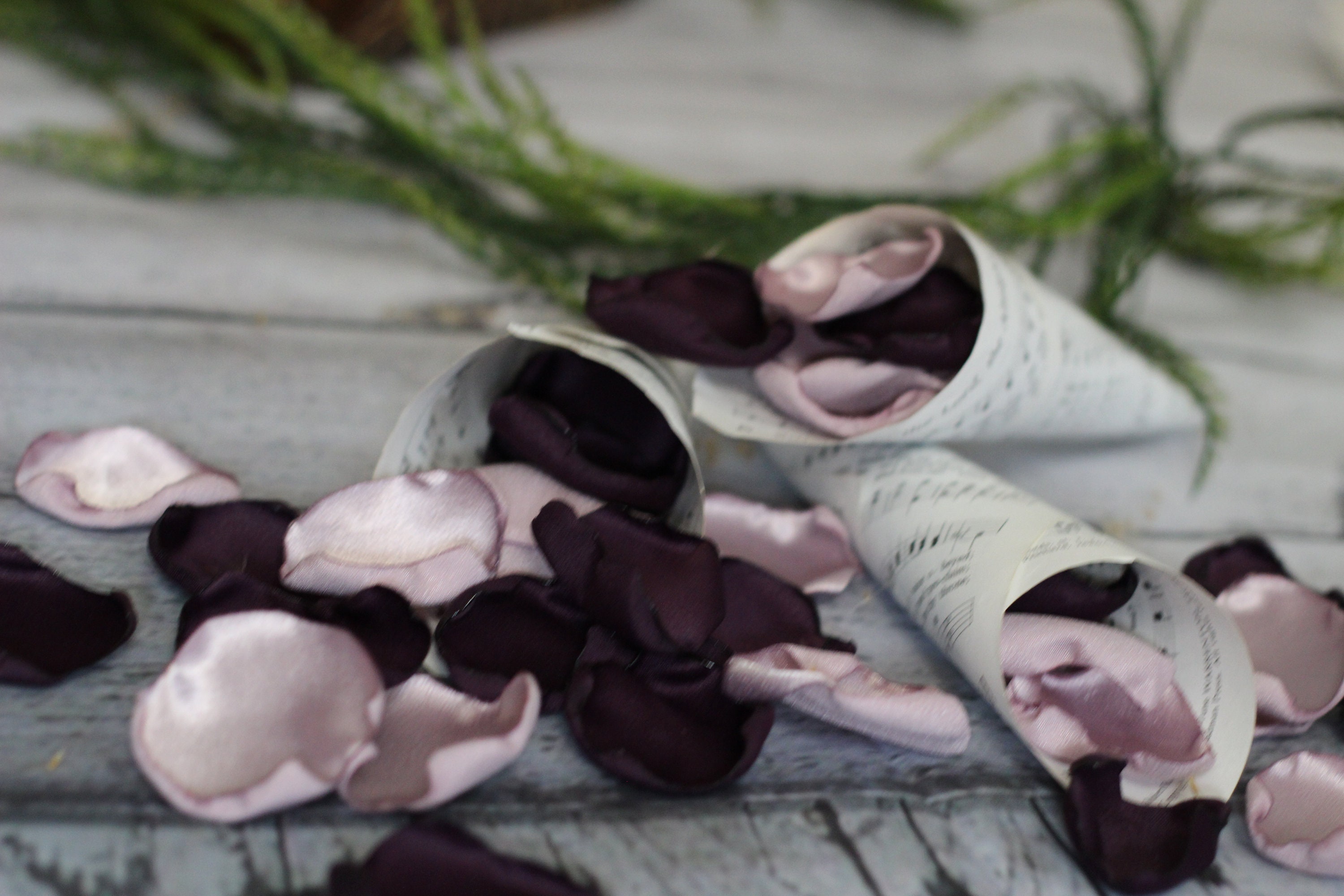 Steel Blue Rose Petals Dusty Blue Wedding Flower Petals Boho Etsy