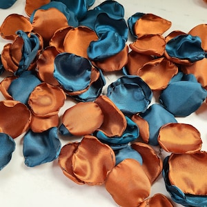 Terracotta Wedding Decor, Dark Teal Rose Petals, Wedding Aisle Decor, Flower Petals, Rustic Boho Flower Girl, Bridal Shower Brunch, We Do