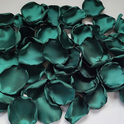 Emerald Green Wedding Decor Flower Girl Petals Wedding - Etsy