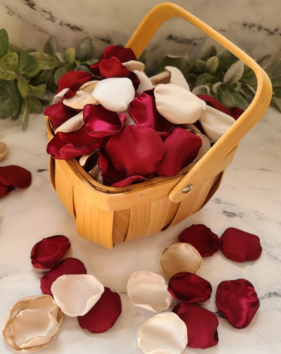 1000PCs Silk Flower Petals Proposal Decorations Romantic Wedding Party  Decorate
