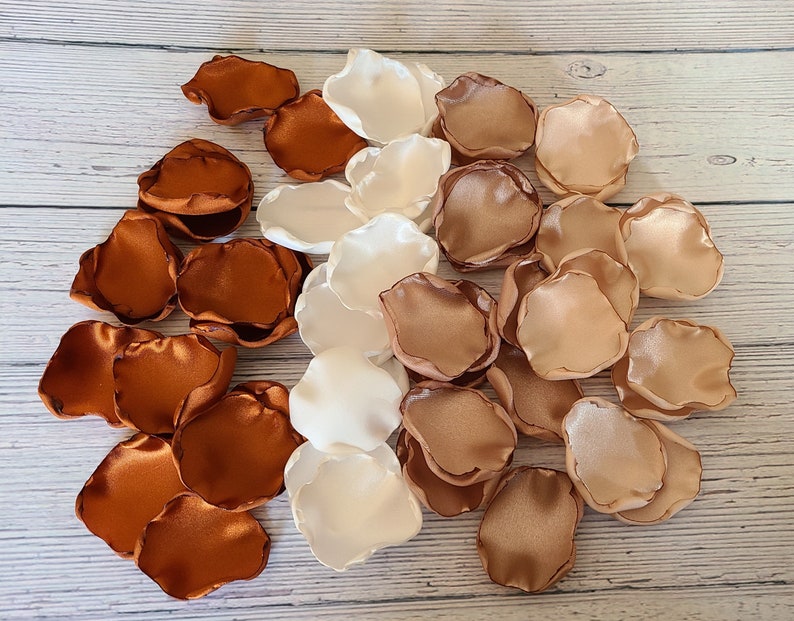 Terracotta Wedding Decor, Flower Girl Petals, Custom Aisle Runner Decor, Wedding Decor, Boho Wedding Decor, Forest Woodland, Fall Wedding image 4