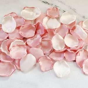 Rose Gold Wedding Decor, White Flower Petals, Ballet, Blush Pink Rose Petals, Wedding Aisle Decor, Boho Chic Bridal Brunch, Ceremony Decor