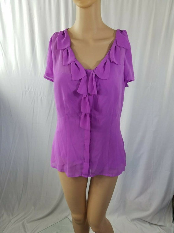 Worthington Womens Two-one Purple Semi 