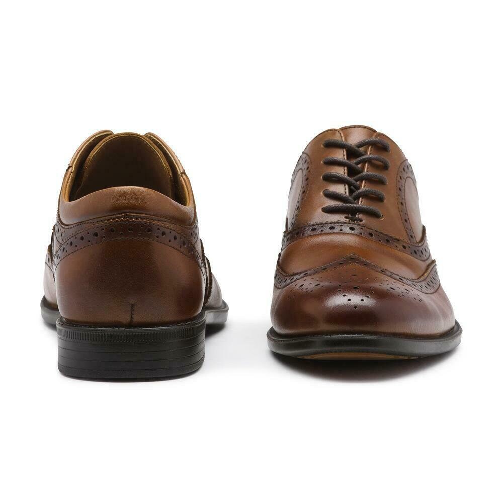 New Bass Flex Step Men's Wingtip Oxford 