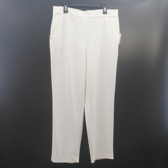 Kasper Vanilla Ice Non Flat Back White Pocket Pant Size 10 / - Etsy