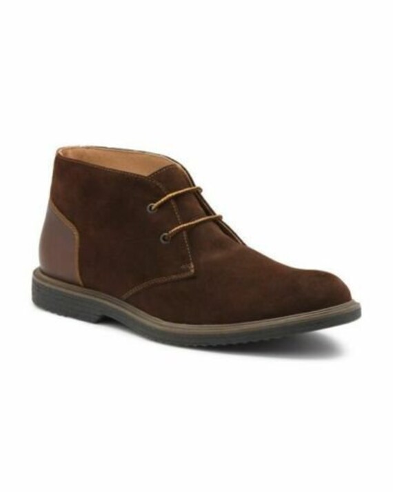 GH Bass Radley Chocolate Suede Chukka Ankle Boots Men's Size 7.5M Retail 150
