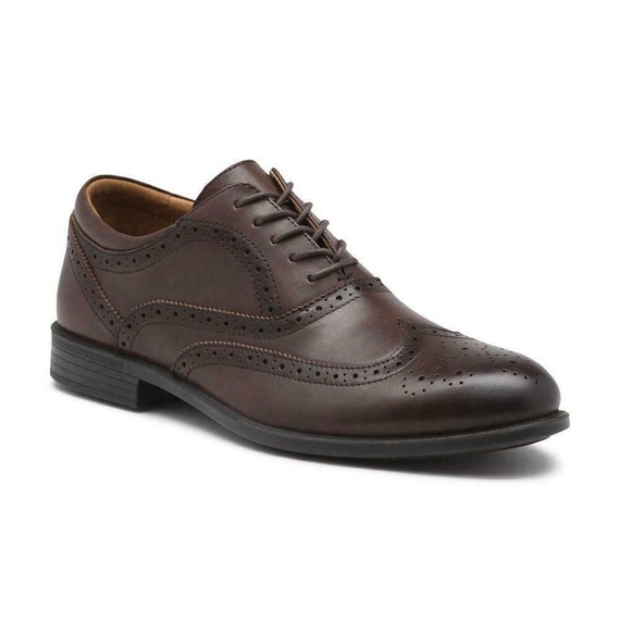 Wingtip Oxford Brown Dress Shoes - Etsy