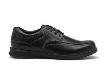 G.H. Bass \u0026 Co. Lorenzo Black Men's Dress/casual Eyelet Lace Up Shoes Size 7.5M