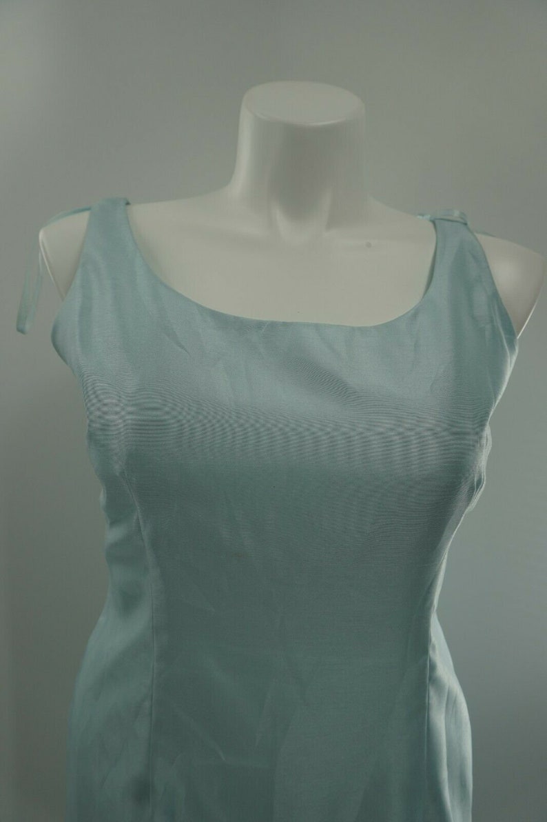 Jessica Howard Sky Blue Sleeveless Cocktail Slit Mother Of Bride Dress Size 14