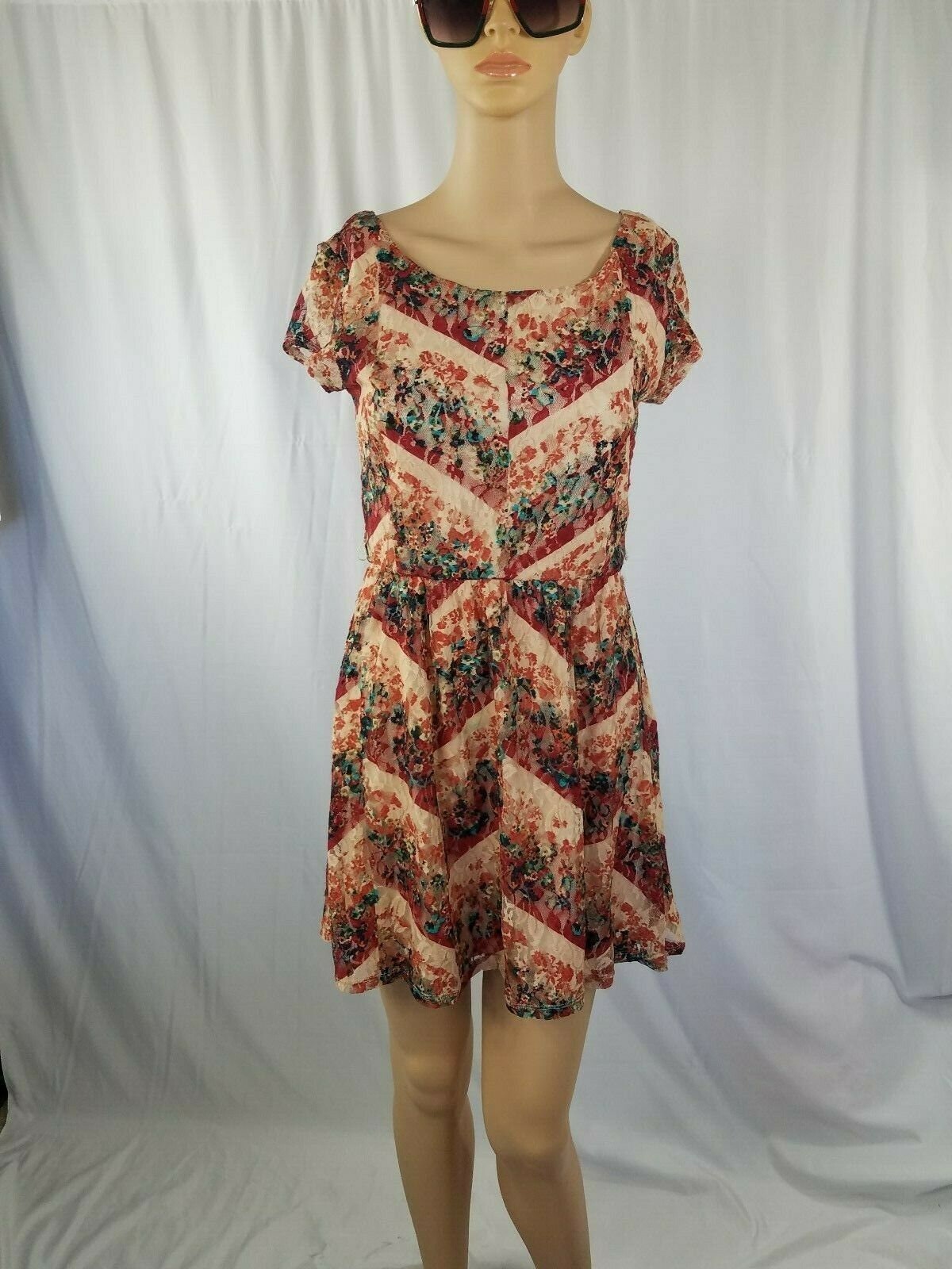 As You Wish Womens Floral Elastic Waist 