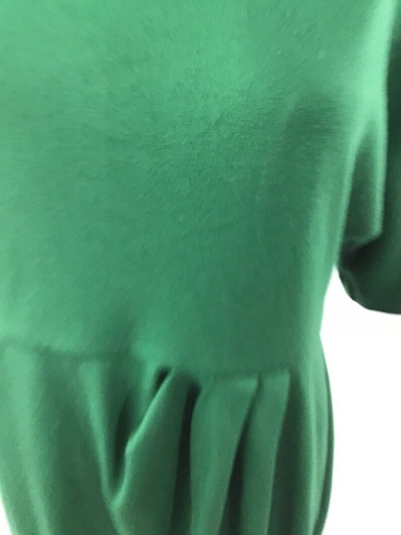 Jessica Howard Fit Flare Thick Knit Stretch 34 Sleeve Dress Green Size 12P