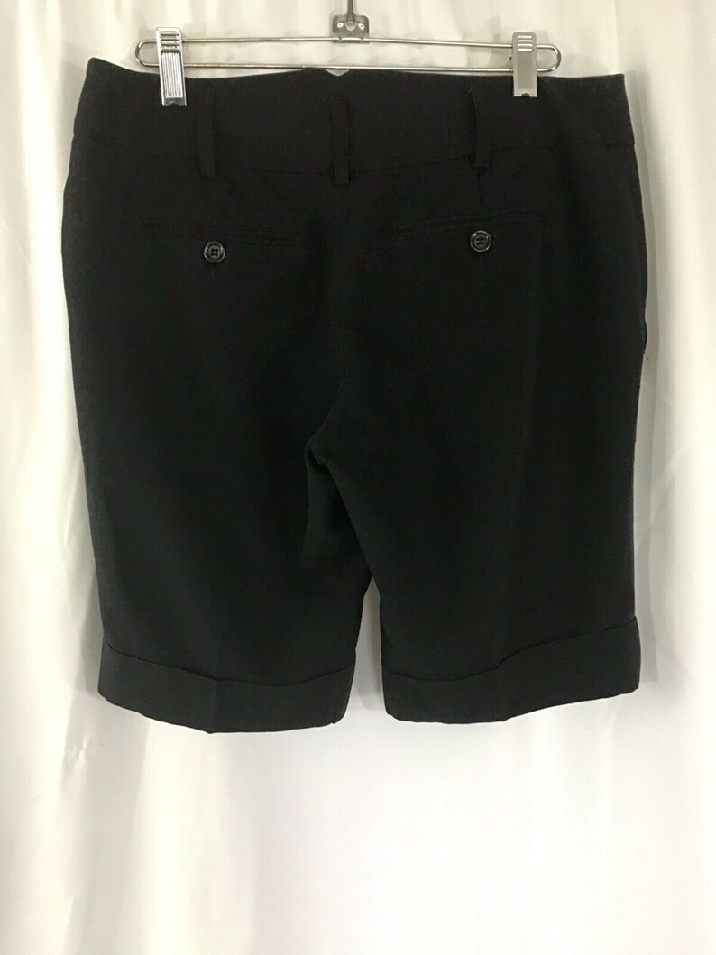 INC International Concepts Petite Size 6P Black Summer Short Pants Side Pocket