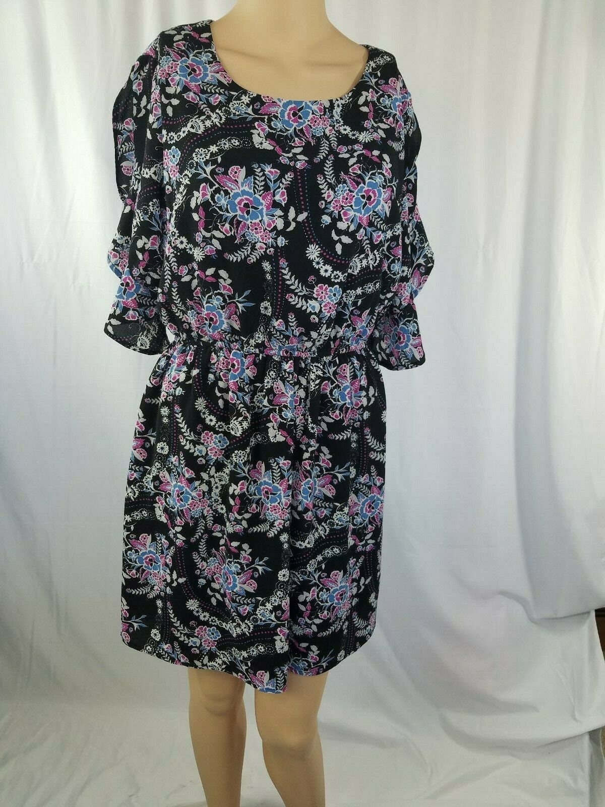 As You Wish Womens Floral Elastic Waist 
