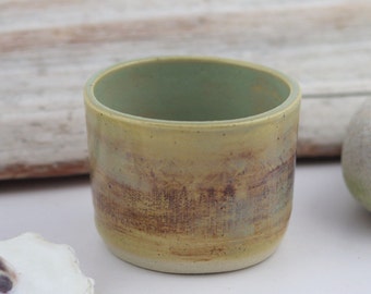 6 oz Espresso Cup, Ceramic Tumbler, Handmade Pottery Tumbler, Ceramic Gift, Stoneware Tumbler, Pottery Gift, Father's Day gift from Daughter