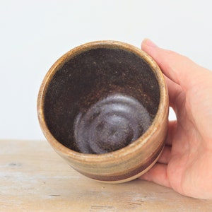 Handmade Brown Ceramic Bowl, Handmade Pottery Bowl, Wheel Thrown Pottery, Housewarming Gift, Stoneware Bowl, Handmade Pottery, Handmade Gift image 6