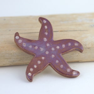 Handmade Pottery Starfish, Ceramic Starfish, Beach Decor, Stoneware Starfish, Sea Star, Handmade Gift image 7