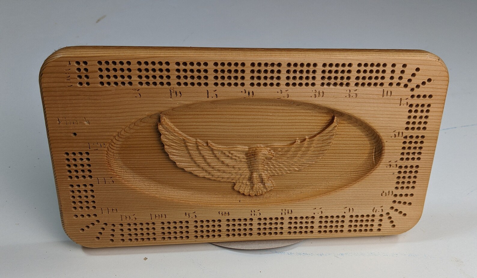 Reclaimed Barn Wood Cribbage Board CNC Carved Etsy