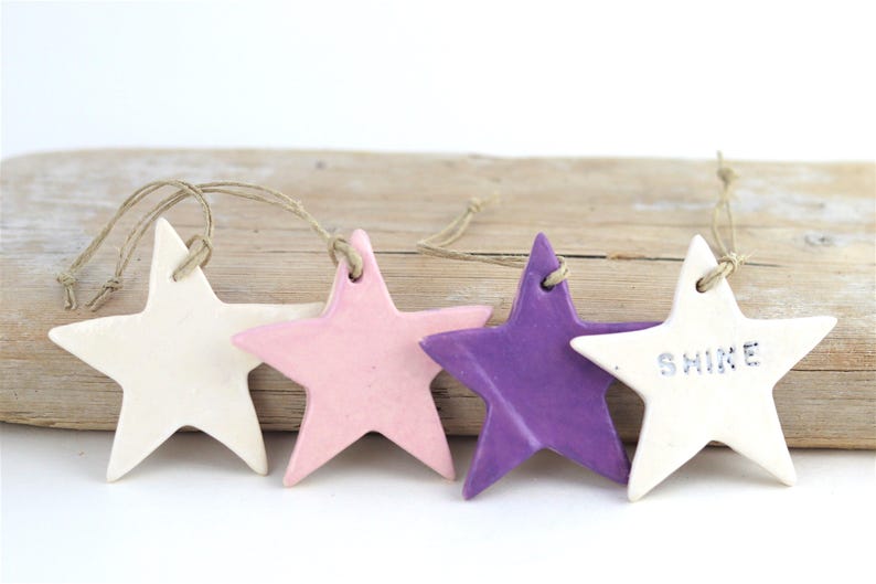 ceramic star ornament
