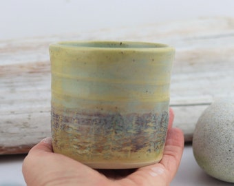 Ceramic Tumbler Cup, Pottery Tumbler, Handmade Mugs, Stoneware Tumbler, Ceramic Mug, Made in Canada Gift, Handmade Home Decor