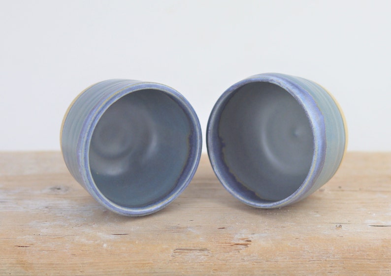 4 oz Espresso cups, Handmade Ceramic Espresso cups, pottery espresso cup, Stoneware Mug, Sake Cup, Handmade gift image 5