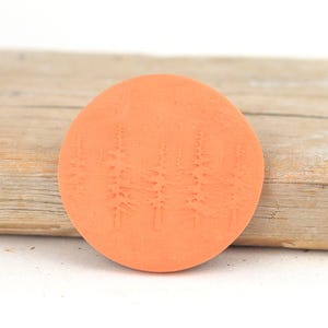 Handmade Terracotta Brown Sugar Saver, Spruce Tree Design