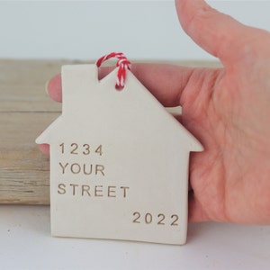 First Home Ornament Personalized, New Home Ornament Personalized, House ...