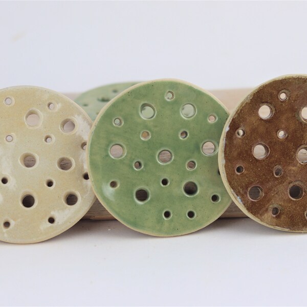 Pottery Flower Frog - Etsy