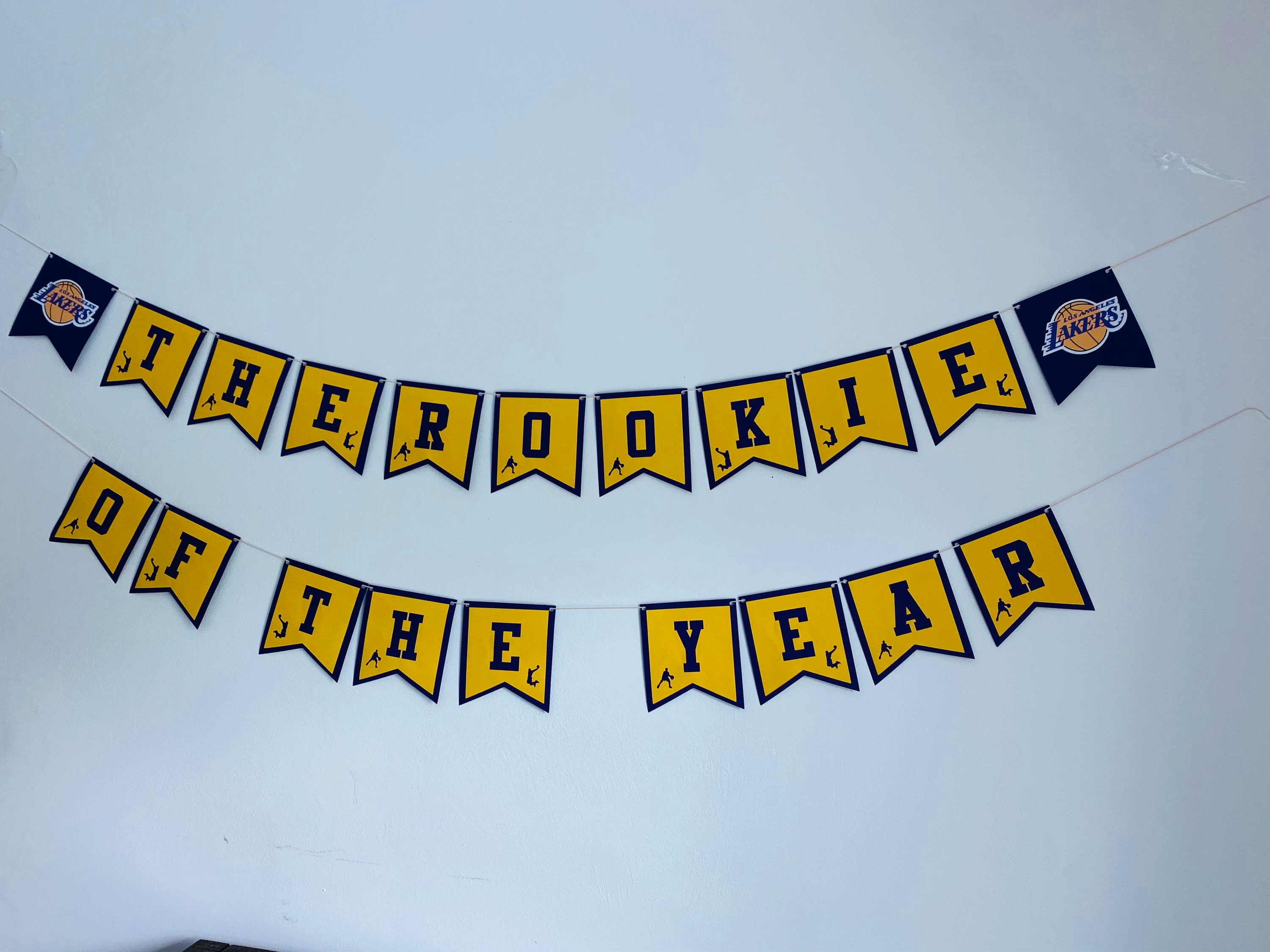 Los Angeles Lakers basketball happy birthday banner.Laker | Etsy
