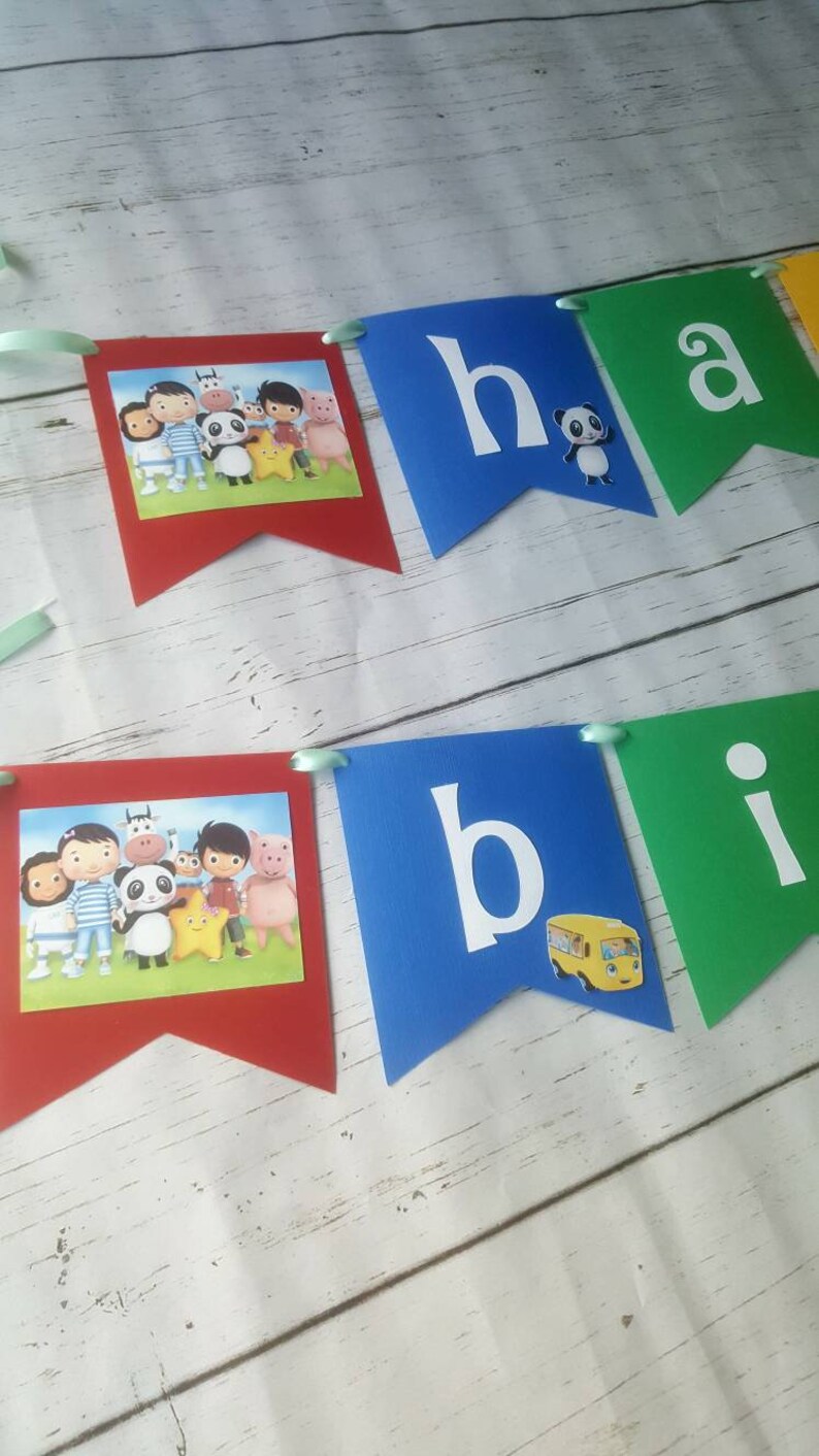 Download Little Baby Bum Happy Birthday Banner Little Baby Bum Birthday Decorations Little Baby Bum Birthday Party Supplies Party Supplies Party Decor Minyamarket Com