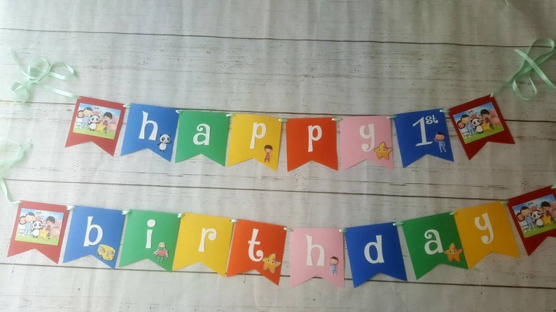 Download Little Baby Bum Happy Birthday Banner Little Baby Bum Birthday Decorations Little Baby Bum Birthday Party Supplies Party Supplies Party Decor Commentfer Fr