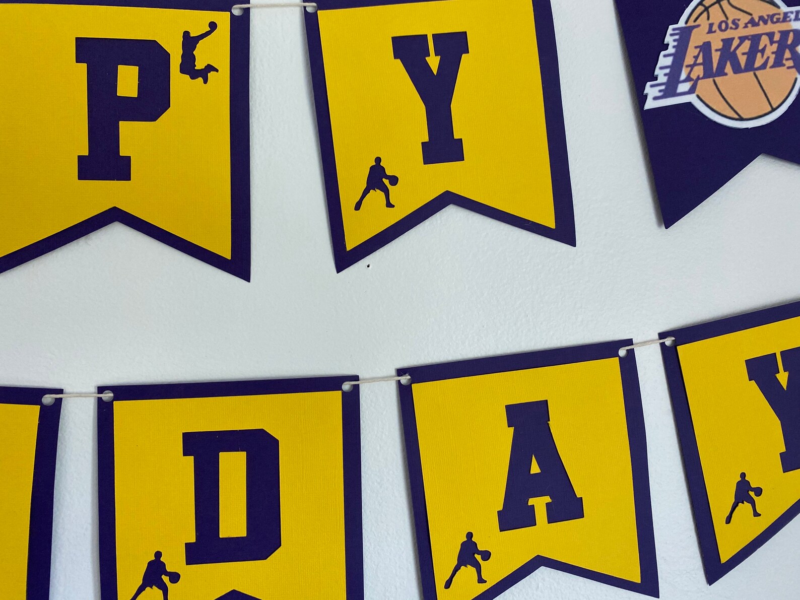 Los Angeles Lakers basketball happy birthday banner Lakers ...
