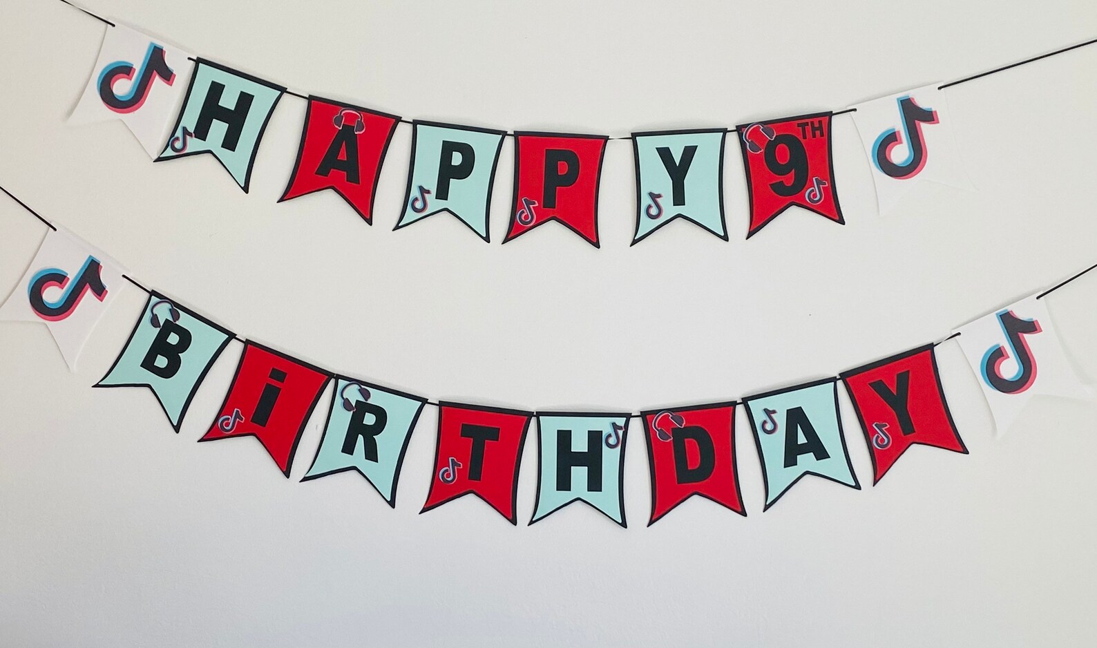 Tik Tok Birthday Banner Tik Tok Birthday Decorations Happy | Etsy