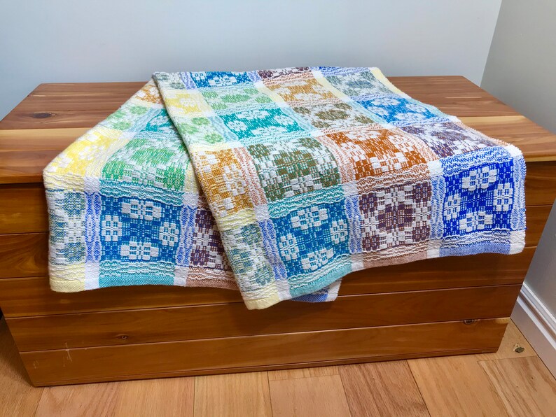 Handwoven Baby Blanket FREE SHIPPING Crib Size Etsy