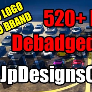 520+ FiveM Debadged Car Pack