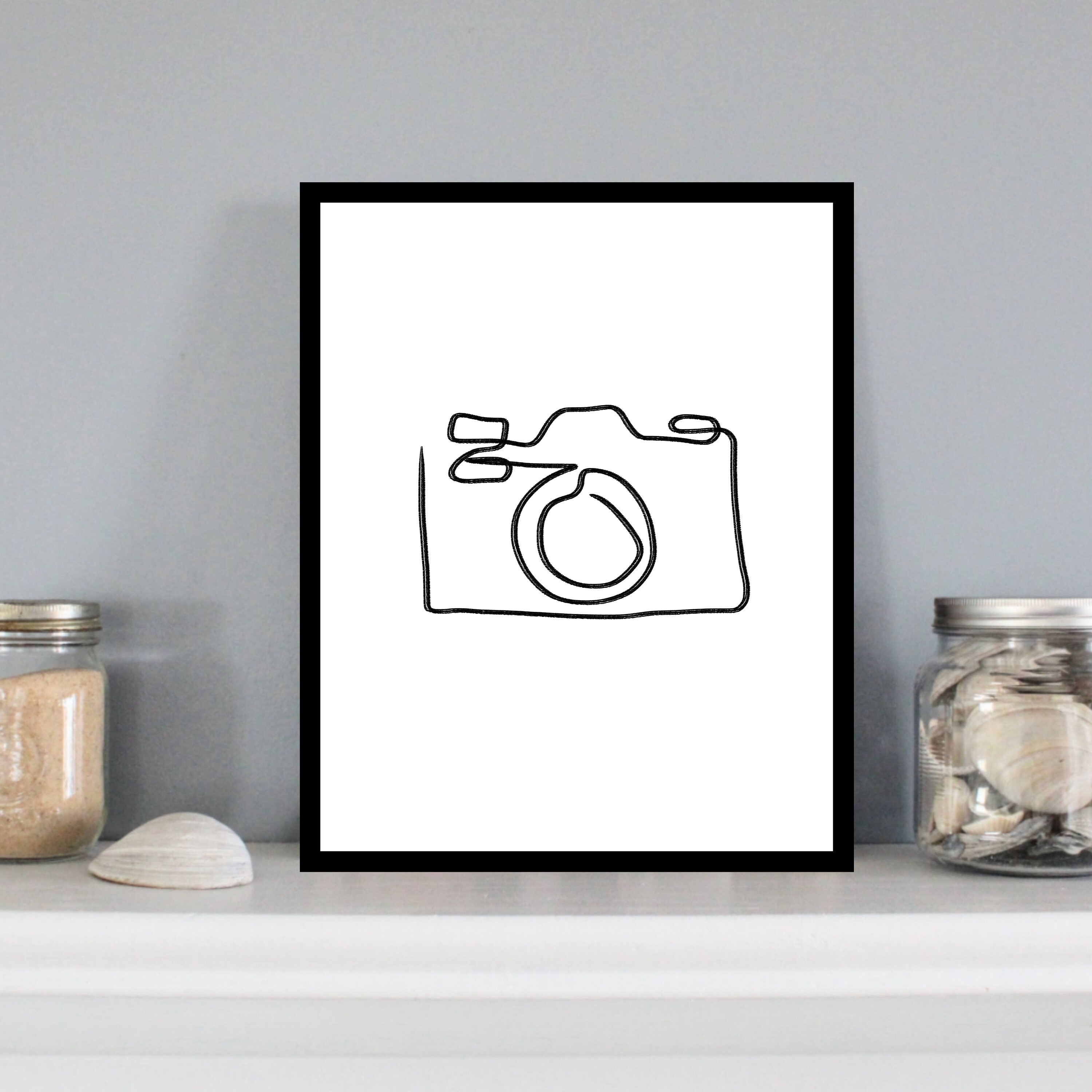 Camera Wall Art Photography Poster Photographer Gift Etsy