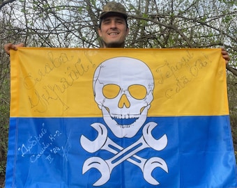 My personal flag with your custom writings on in and some photos of my comrades and UAF fighting vehicles. Order right now & enjoy it!
