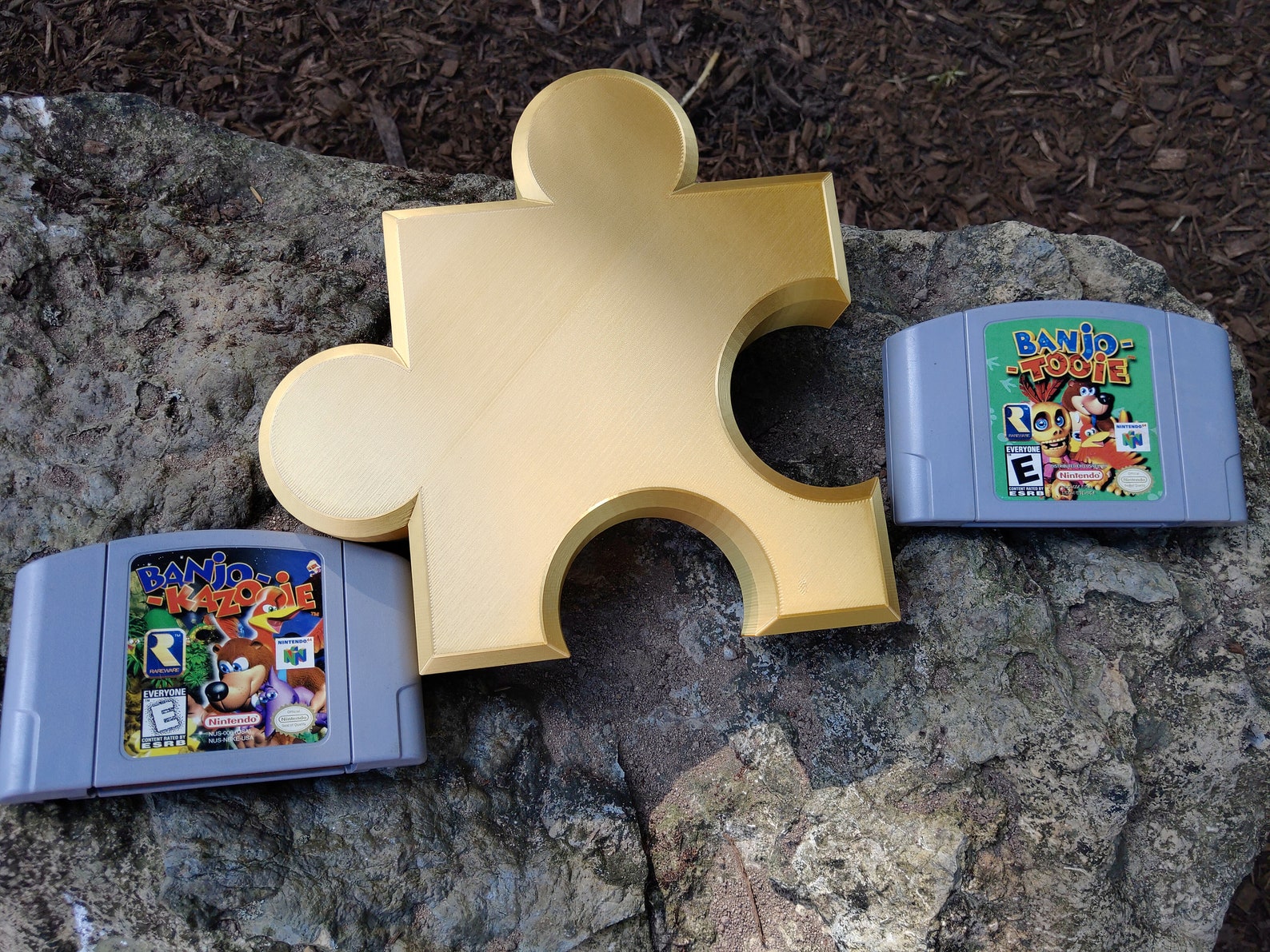 Banjo Kazooie Large jiggy puzzle Piece Etsy