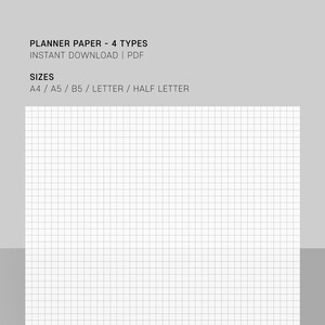 Printable Paper Bullet Journal Paper Bujo Paper Dot Grid | Etsy