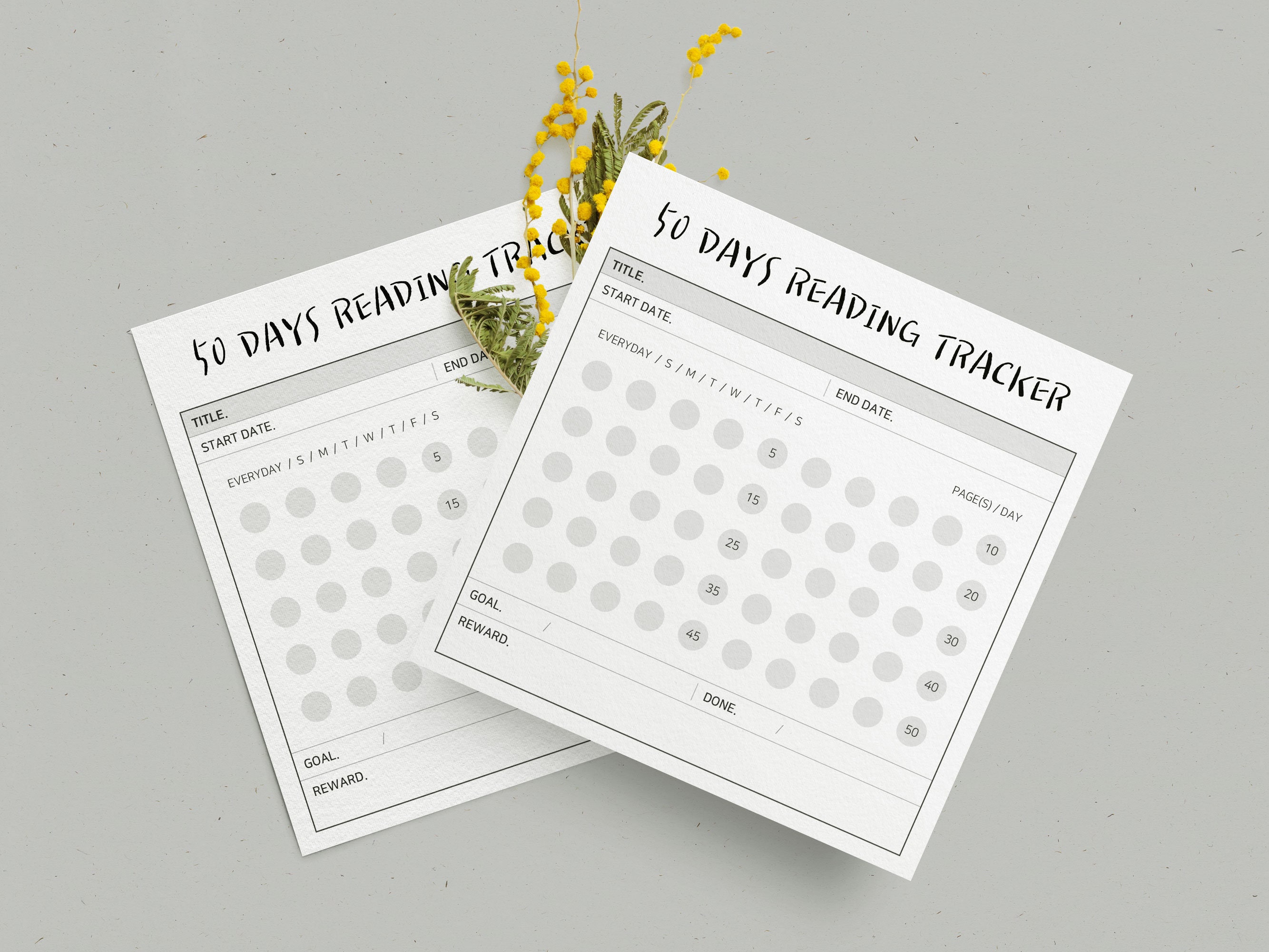 Printable Book Journal Bundle 3 Types Reading Journal - Etsy