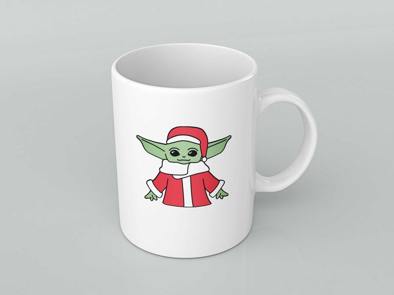 Download Baby Yoda SVG Christmas Santa Yoda Cricut Star Wars Yoda ...