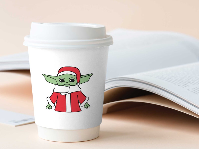 Download Baby Yoda SVG Christmas Santa Yoda Cricut Star Wars Yoda ...