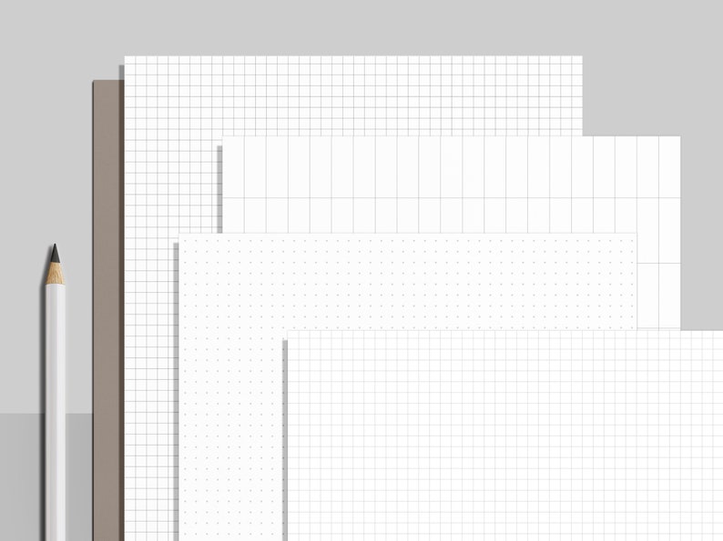 Printable Paper Bullet Journal Paper Bujo Paper Dot Grid - Etsy