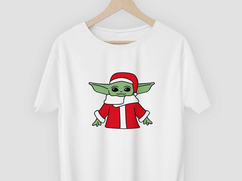 Download Baby Yoda SVG Christmas Santa Yoda Cricut Star Wars Yoda ...