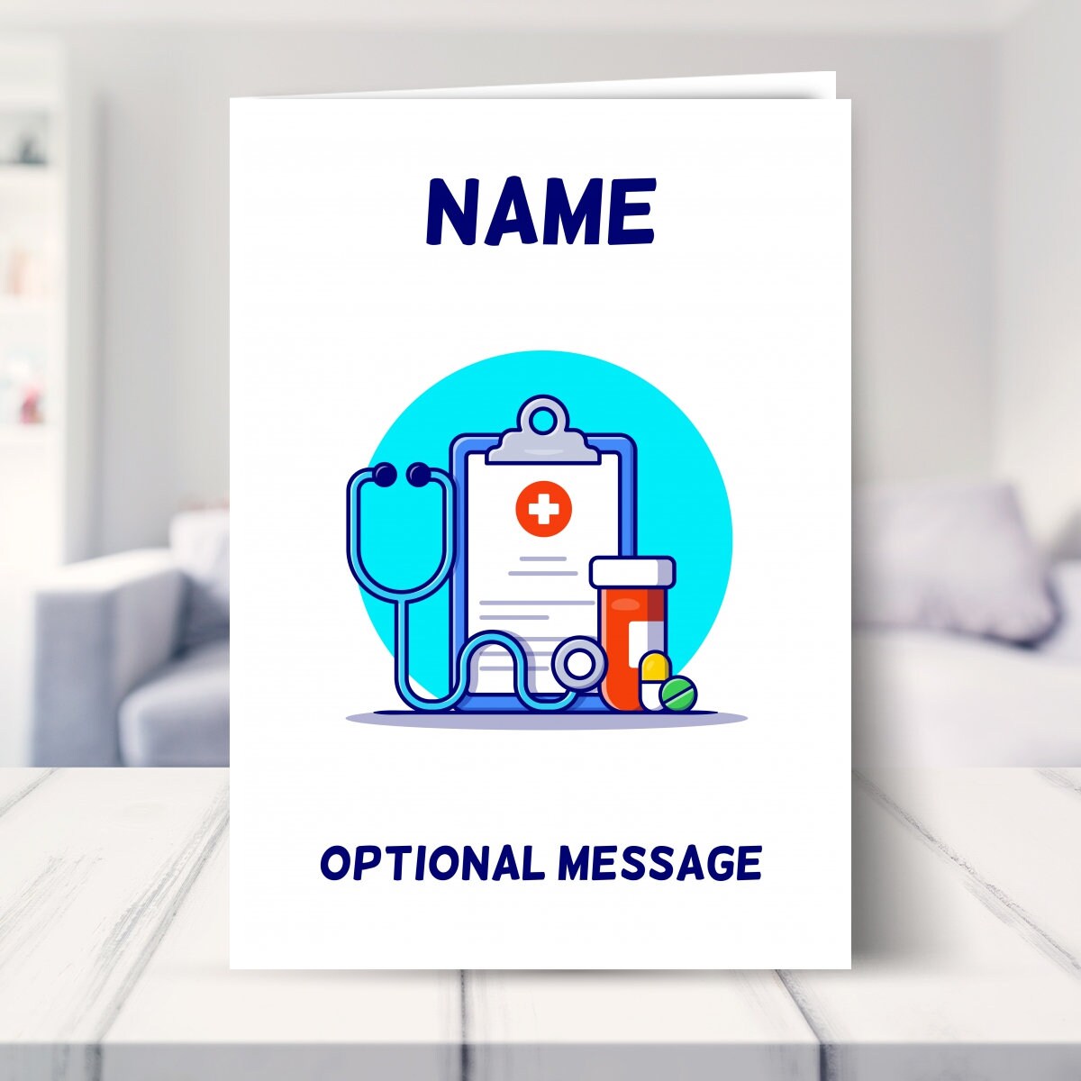 Personalised MEDICAL Birthday Card for Boys. Perfect for a Etsy