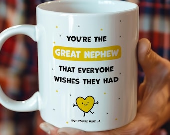 Great Nephew Mug | Funny Great Nephew Gift | 11oz Coffee Mug for Him