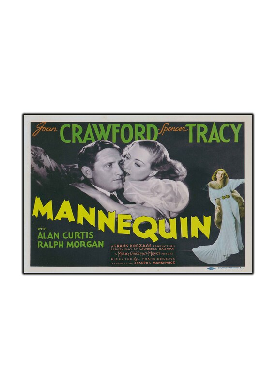 Mannequin 1937 1 Vintage Movie Poster Reprint 11x17 Etsy