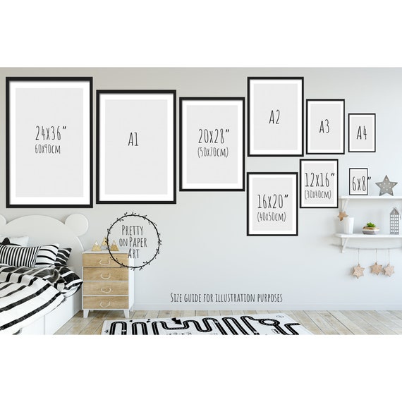 initial prints for nursery