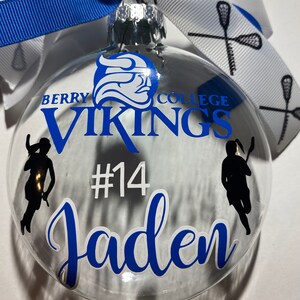 Lacrosse Ornament
