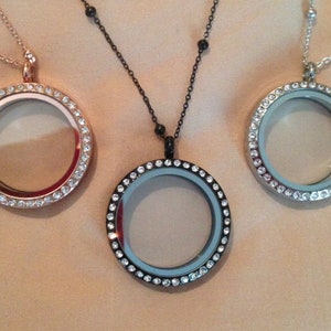 Charm Lockets with chain
